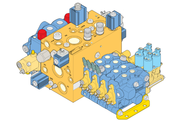 Atlas Copco D65 main valve block