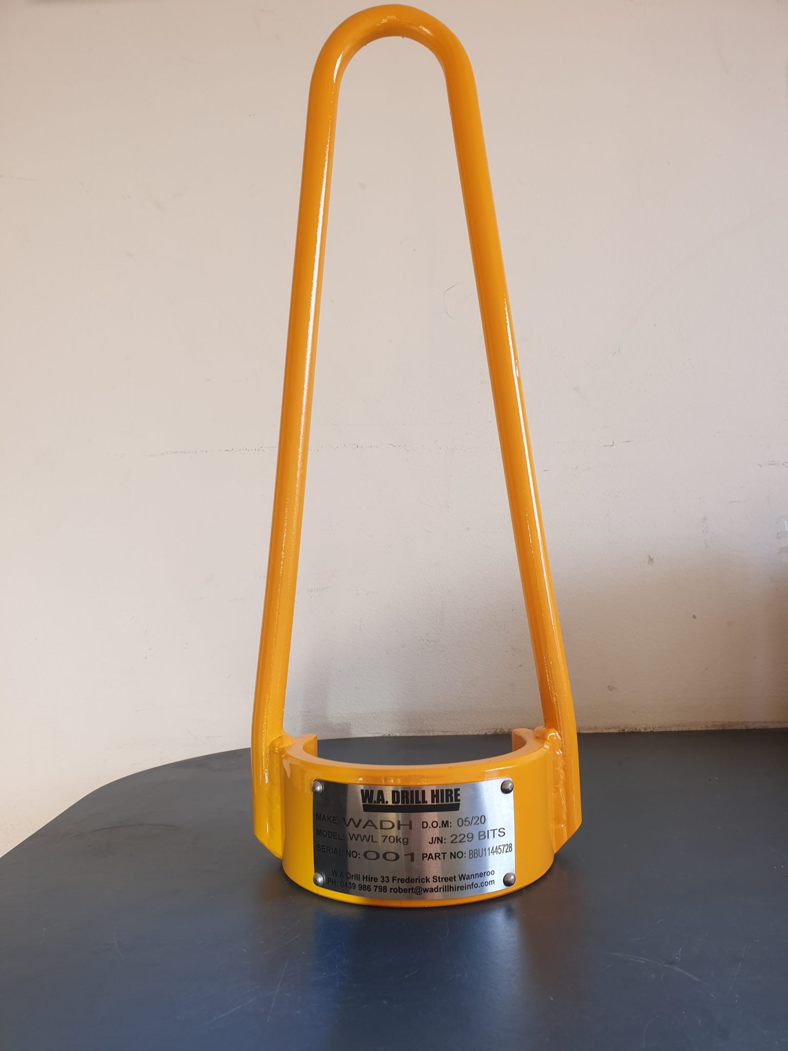 229mm Certified DTH bit lifter WA Drill Hire